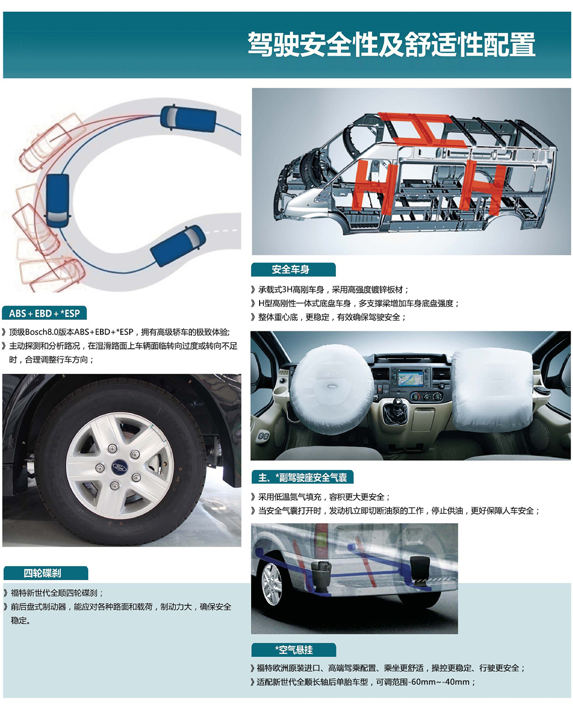 新世代全順B型房車-舒適性配置